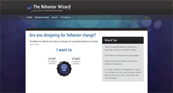 Desktop Screenshot of behaviorwizard.org